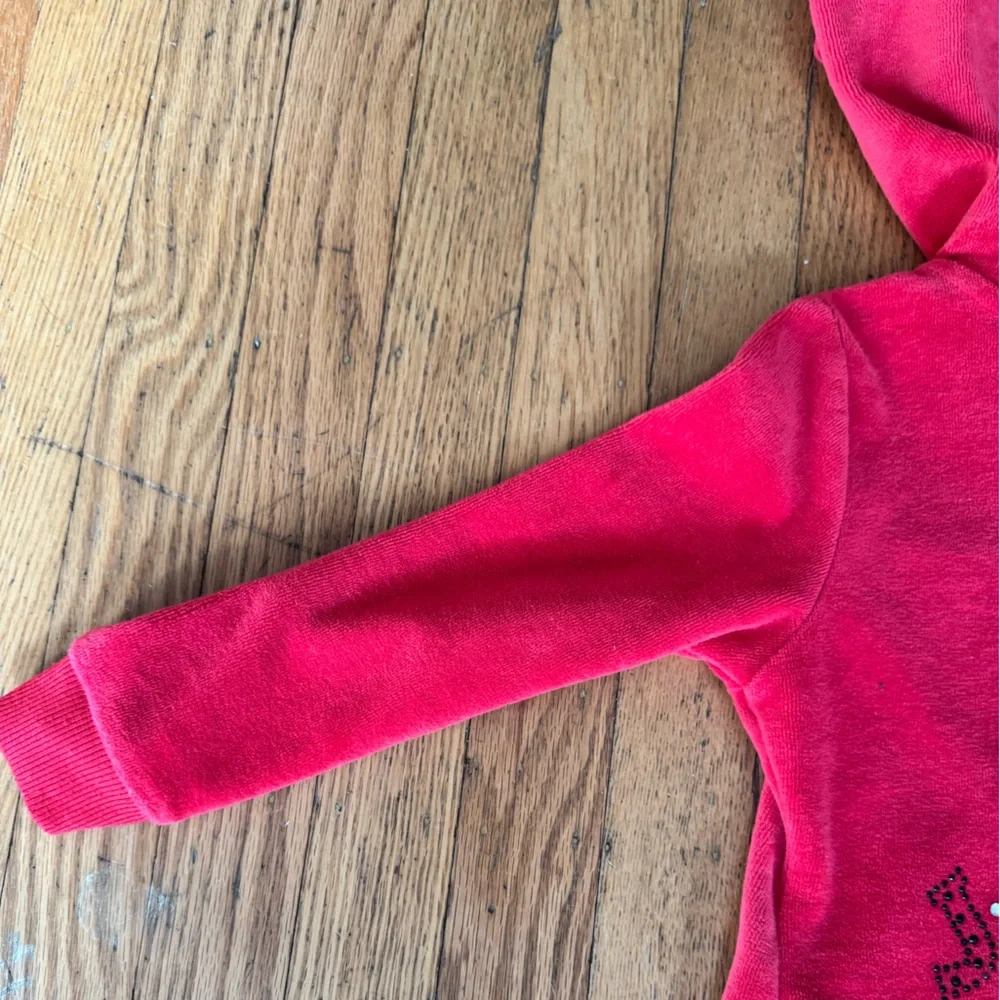 Juicy Couture Little Girls Red Sweatpants & Hoodie Set Size 3T - Picture 12 of 14